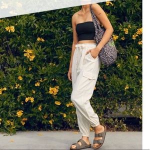 Aerie paperbag cargo joggers